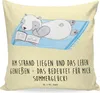 Mr. & Mrs. Panda Kissen 40x40 Sommerglück - Gelb Pastell - Produktbild-Vorschau 1