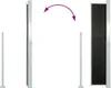 vidaXL Výsuvná boční markýza 160x500 cm černá Náhled obrázku produktu 6