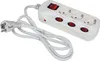 Heitronic 45190 Steckdose mit Schalter 3fach Weiß Geerdeter Produktbild-Vorschau 3
