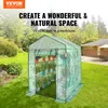 VEVOR Foliengewächshaus 141x141x200cm Tomatengewächshaus Produktbild-Vorschau 2