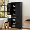 Armadio da cucina COSTWAY, armadio dispensa da 184 cm, Anteprima dell’immagine prodotto 8