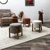 HowHomely | Sgabello - Sgabello imbottito - 35 x 35 x 35 cm Anteprima dell’immagine prodotto 3