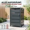 Cassonetto a 1 scomparto | fino a 240 litri | grigio Anteprima dell’immagine prodotto 3