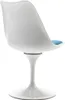 Stuhl 2er-Set - Polypropylen & Metall - Blau & Weiß - XAFY Produktbild-Vorschau 8