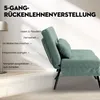 COMHOMA Sofa Schlafsofa mit Schlaffunktion, Klappsofa, Produktbild-Vorschau 2