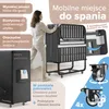 Łóżko składane ELONEO z materacem premium, 90 x 200 cm Podgląd zdjęcia produktu 6