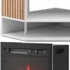 Elektrický krb Vicco Lynea biely 100 cm s realistickým Náhľad obrázku produktu 6