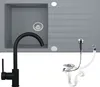 Granitspüle Küchenspüle Armatur Granit Siphon Einbauspüle Produktbild-Vorschau 2