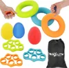 9er-Set Gummibänder für Finger- und Handgelenksübungen - Produktbild-Vorschau 1