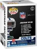 The back of a Funko Pop! box for NFL player Jonathan Taylor. Produktbild-Vorschau