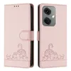 Leder Hülle für OnePlus Nord CE3 Süße Katze Flip Case Produktbild-Vorschau 2