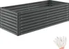 tectake Hochbeet Blomma verzinkt 200x80x62cm 970L Stahl Produktbild-Vorschau 1