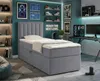 NORDELO Boxspringbett MORFEO 90x200 cm Grau Komplett-Set Produktbild-Vorschau 1