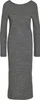 NOISY MAY Damen Kleid Lang Rundhals Langarm Regular Fit Produktbild-Vorschau 1