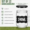 JOIEYOU Malé zavařovací sklenice sada 12 kusů Mason Jar Náhled obrázku produktu 2