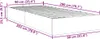 vidaXL Ottoman-Bett ohne Matratze Hellgrau 90x200 cm Samt Produktbild-Vorschau 7