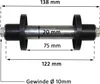 2x Schubkarrenrad pannensicher 4.80/4.00-8 mit Achse Produktbild-Vorschau 5
