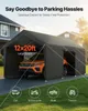 VEVOR Carport, 3,65 x 6,09 m Zeltgarage, Garagenzelt mit Produktbild-Vorschau 2