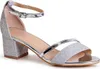 topschuhe24 1737 Damen Glitzer Riemchen Sandaletten Produktbild-Vorschau 1