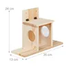 Relaxdays Eichhörnchen Futterhaus, Bausatz, Holz, 2 Produktbild-Vorschau 4