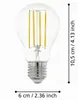 EGLO 110004, 8 W, 75 W, casquillo E27, 1055 lúmenes, luz Vista previa de la imagen del producto 3