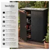 tectake® Aluminium Gartenschrank Monza 84,5 x 40,5 x 103,5 Produktbild-Vorschau 2