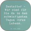 Mr. & Mrs. Panda Untersetzer Glas Spruch Bestatter Produktbild-Vorschau 1