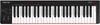 A top-down view of a black Nektar Impact SE49 MIDI keyboard with white keys. Podgląd zdjęcia produktu