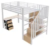 Hochbett 90 x 200 cm mit Schreibtisch, LED-Lichtleiste, Produktbild-Vorschau 11