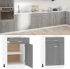 vidaXL Szafka dolna z szufladą Szara Sonoma 50x46x81,5 cm Podgląd zdjęcia produktu 2