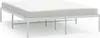 vidaXL Rama łóżka metalowa biała 140x200 cm Podgląd zdjęcia produktu 1