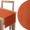 Voppi Ozdoba na stół bieżnik welurowy pomarańczowy 40x200 Podgląd zdjęcia produktu 2