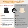 GOLDEN Bauchweggürtel Schwitzgürtel Sauna Taillentrainer Produktbild-Vorschau 8