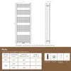 S'AFIELINA 180 x 60cm Radiatore da bagno Asciuga Anteprima dell’immagine prodotto 7