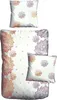 Baumwolle Satin Bettwäsche Ornamente Weiß Lila Orange Produktbild-Vorschau 2