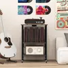 COSTWAY Support de platine vinyle, support à roulettes avec Voir les images du produit 9