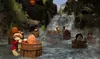 LEGO characters in barrels floating down a river with a waterfall. Produktbild-Vorschau