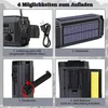 Solar Radio, Tragbar Kurbelradio Dynamo Radio mit AM/FM, Produktbild-Vorschau 2