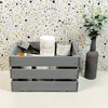 Creative Deco 3 x Holzkiste Grau | 40 x 30 x 23 cm | Deko Produktbild-Vorschau 2