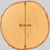 Rondelles d'arbre 10 pcs. Bois de décoration Disques en Voir les images du produit 4