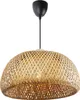 Kulatá závěsná lampa z proutí a bambusu Ø38 cm x 20 cm - Náhled obrázku produktu 1