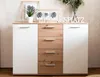 Sideboard >Jacklin< in Artisan Eiche Weiß - Produktbild-Vorschau 2