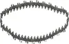 A close-up, isolated shot of a chainsaw chain. Náhľad obrázku produktu