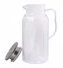 Wasserkaraffe 2L mit Deckel Kunststoff Saftkanne Produktbild-Vorschau 3