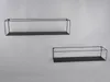 Industriedesign Wandregale aus Metall schwarz - Drahtkörbe Produktbild-Vorschau 11