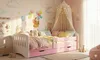 Letto per ragazzi 180x90 cm bianco/rosa | Set completo con Anteprima dell’immagine prodotto 2