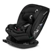 A black car seat is shown against a white background. Podgląd zdjęcia produktu