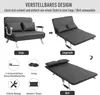 Schlafsofa Schlafcouch mit Verstellbarer Rückenlehne, Produktbild-Vorschau 4