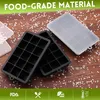 Eiswürfelform Silikon 3er Set mit Deckel, große 3,5cm Produktbild-Vorschau 5