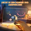 LED nš¢stš§nka s barvami, pr?hlednš¢ akrylovš¢ nš¢stš§nka Náhled obrázku produktu 3